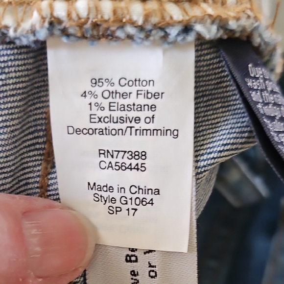 Madewell High Rise Denim- 4 Button Fly Shorts - Picture 8 of 8